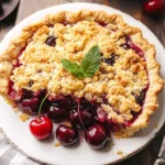 Cherry Crumble Pie
