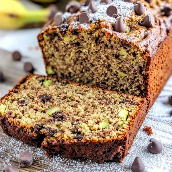 Chocolate Chip Zucchini Banana Bread