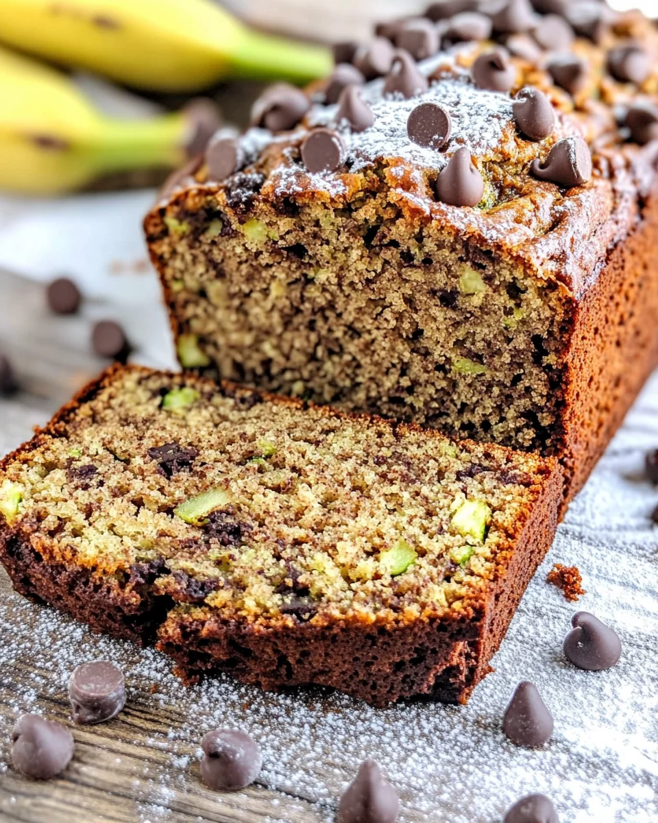 Chocolate Chip Zucchini Banana Bread 26 Chocolate Chip Zucchini Banana Bread