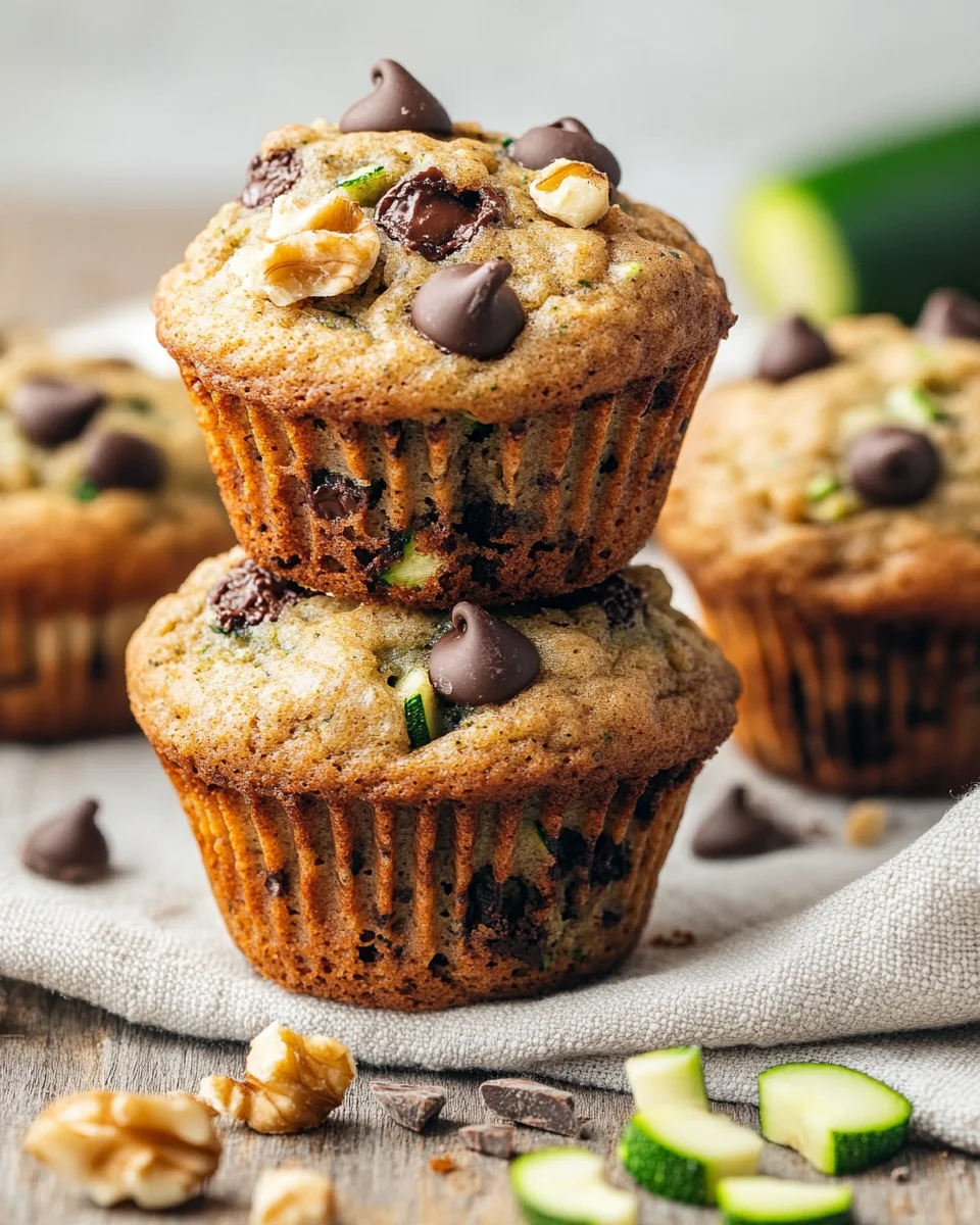 Chocolate Chip Zucchini Muffins 28 Chocolate Chip Zucchini Muffins