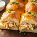 Crack Chicken Sliders on Hawaiian Rolls