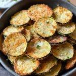 Crispy Baked Zucchini Chips