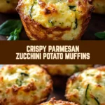 Crispy Parmesan Zucchini Potato Muffins 21 Pinterest Hidden Image
