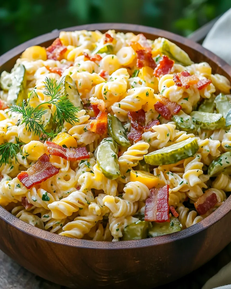 Dill Pickle Bacon Pasta Salad That Will Wow Your Taste Buds 21 Dill