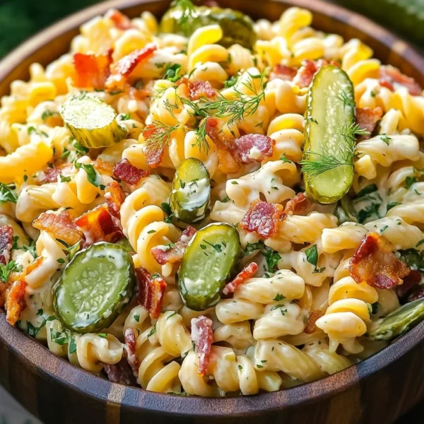 Dill Pickle Bacon Pasta Salad That Will Wow Your Taste Buds