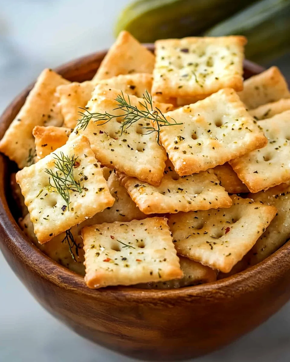 Dill Pickle Saltine Crackers