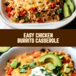 Easy Chicken Burrito Casserole 25 Pinterest Hidden Image