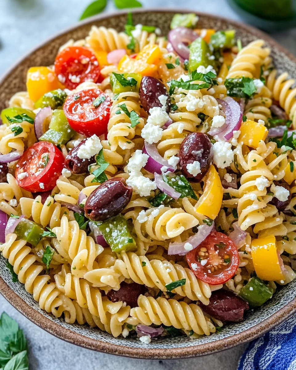 Easy Greek Pasta Salad 26 Easy
