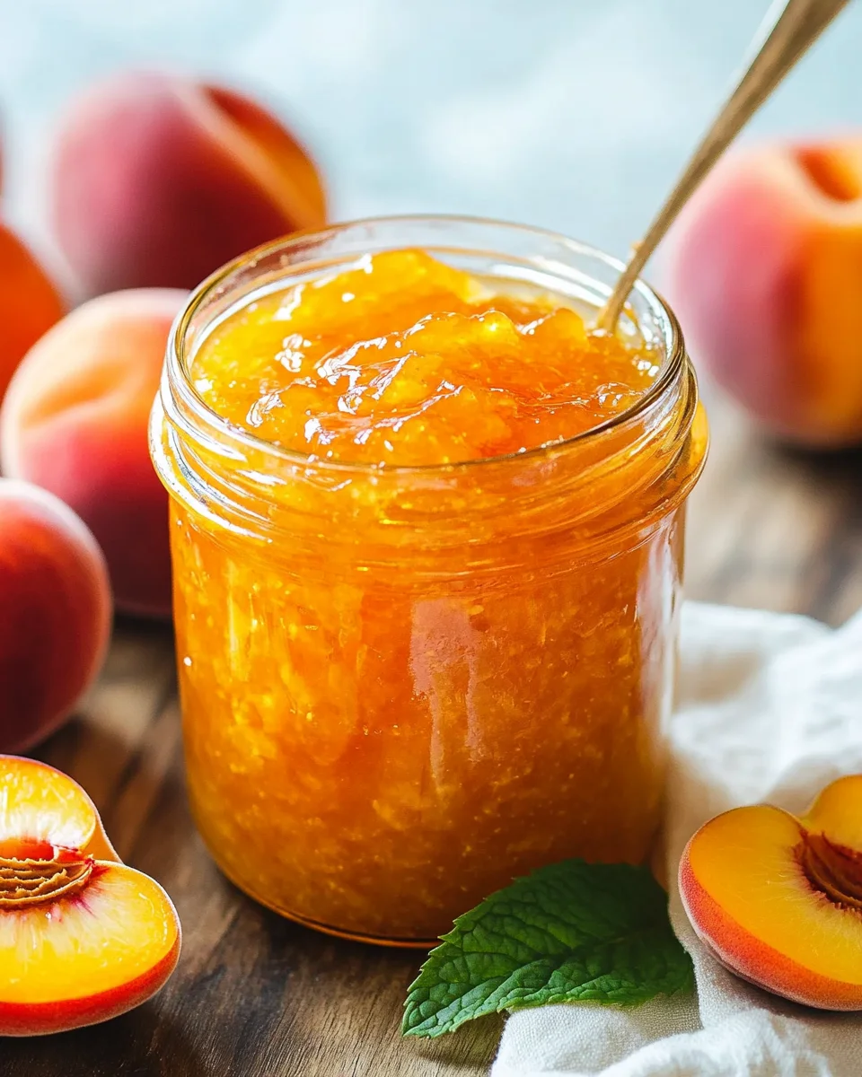 Homepage 15 Easy Homemade Peach Jam Recipe (No Pectin)