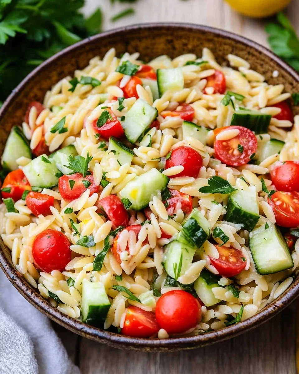 Easy Orzo Pasta Salad 26 Easy Orzo Pasta Salad