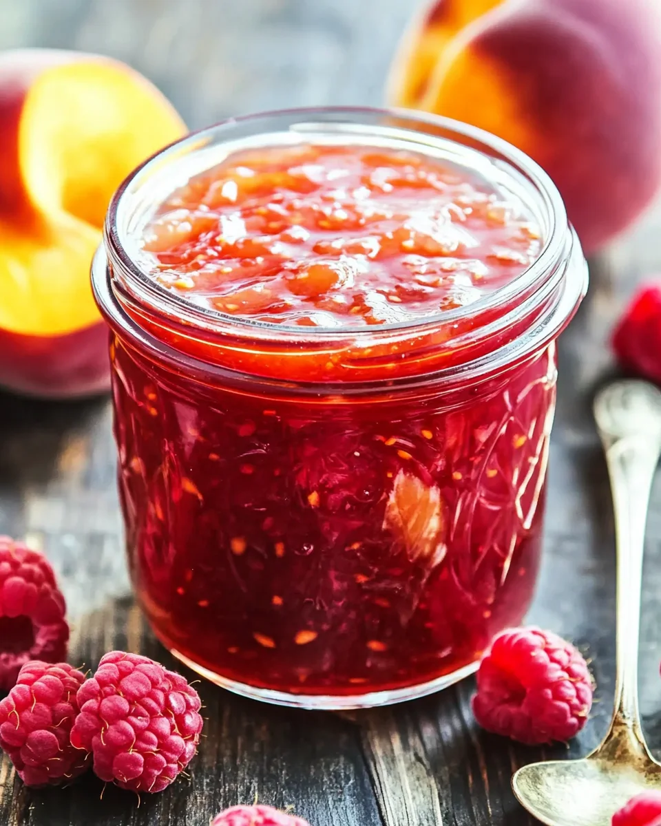 Easy Raspberry Peach Jam 18 Easy