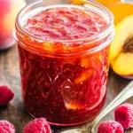 Easy Raspberry Peach Jam