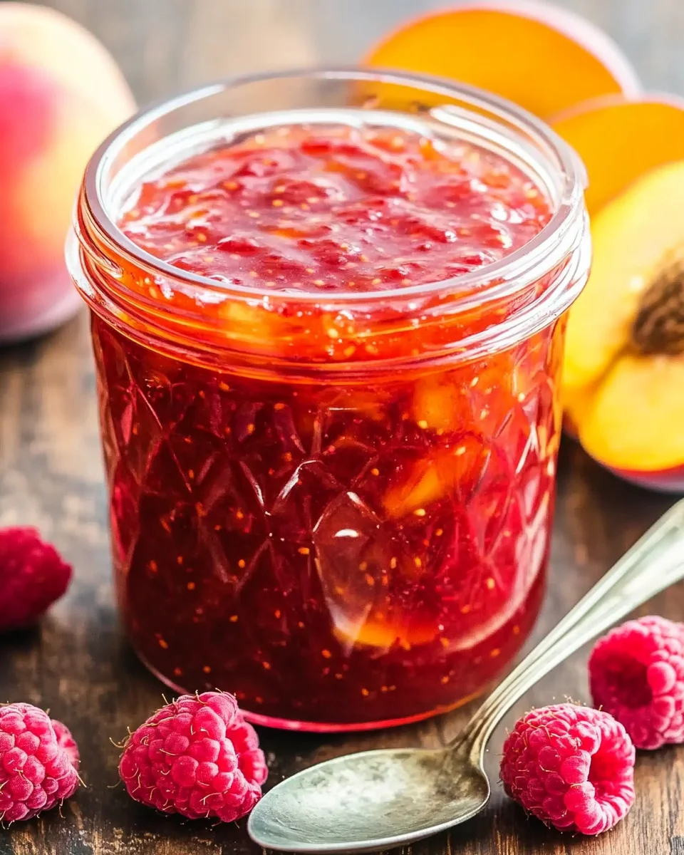 Homepage 16 Easy Raspberry Peach Jam