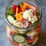 Easy Refrigerator Pickled Vegetables Recipe - Quick & Tangy!
