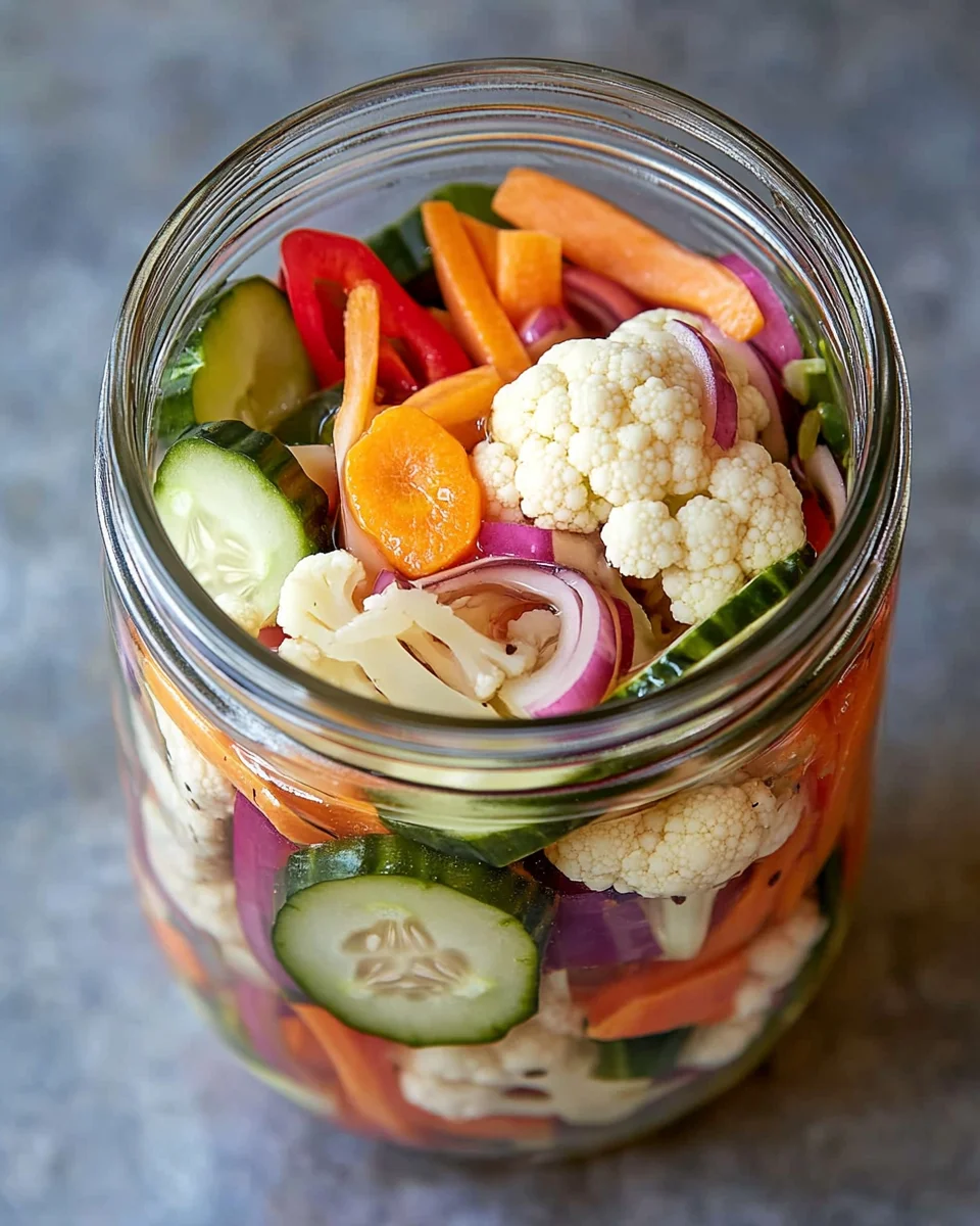 Easy Refrigerator Pickled Vegetables Recipe - Quick & Tangy! 27 Easy Refrigerator Pickled Vegetables Recipe - Quick & Tangy!