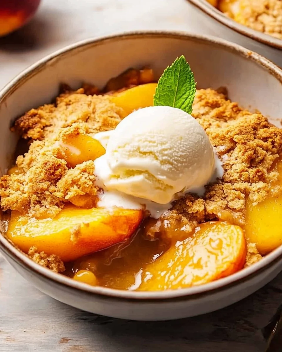 Fresh Peach Cobbler 18 Fresh