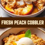 Fresh Peach Cobbler 16 Pinterest Hidden Image