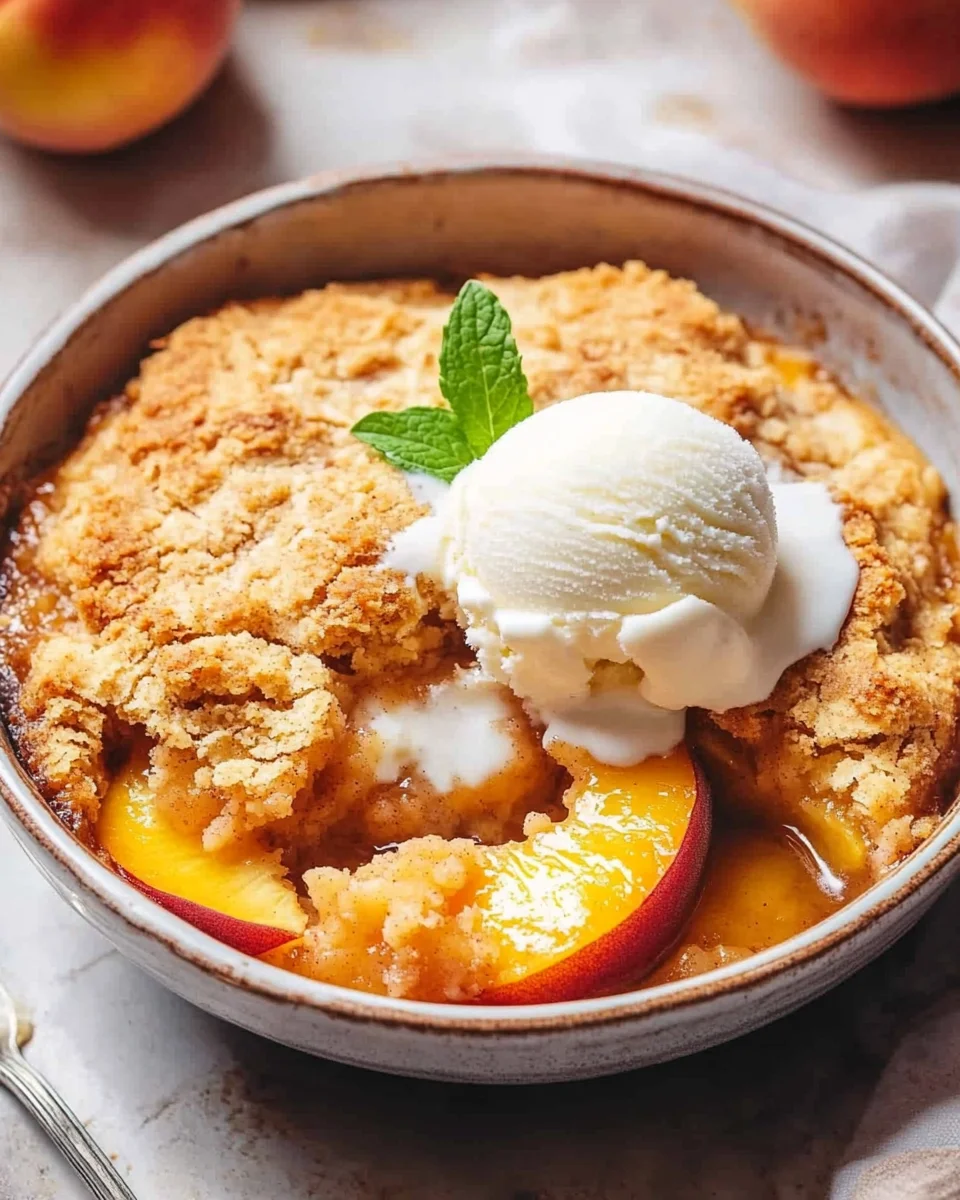 Homepage 18 Fresh Peach Cobbler