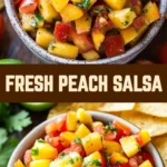 Fresh Peach Salsa 16 Pinterest Hidden Image