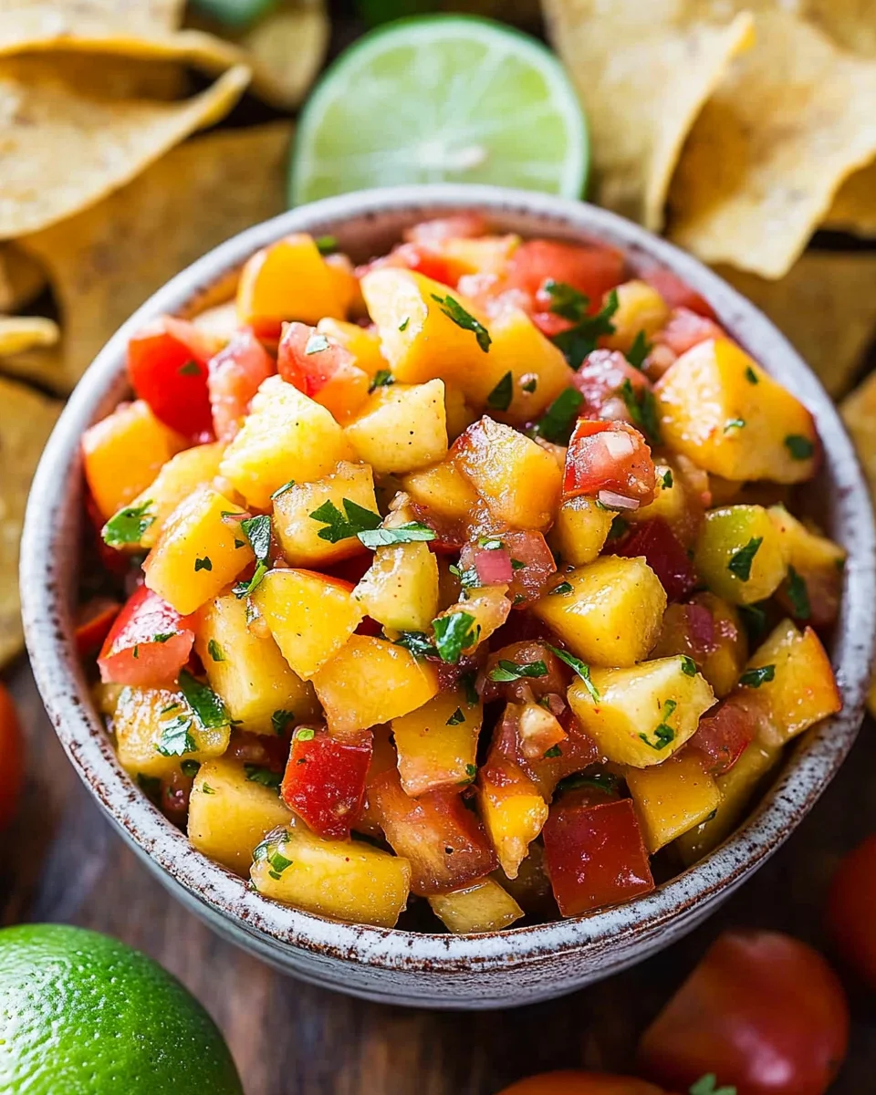 Fresh Peach Salsa 21 Fresh Peach Salsa