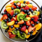 Fruit Salad with Honey Lime Dressing