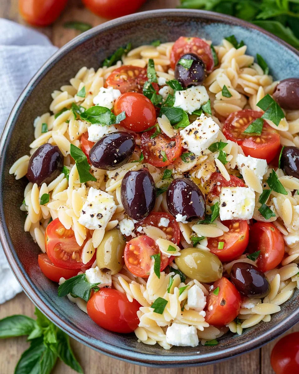 Greek Orzo Pasta Salad 24 Greek
