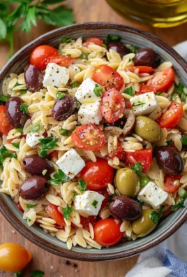 Greek Orzo Pasta Salad 22 Greek Orzo Pasta Salad