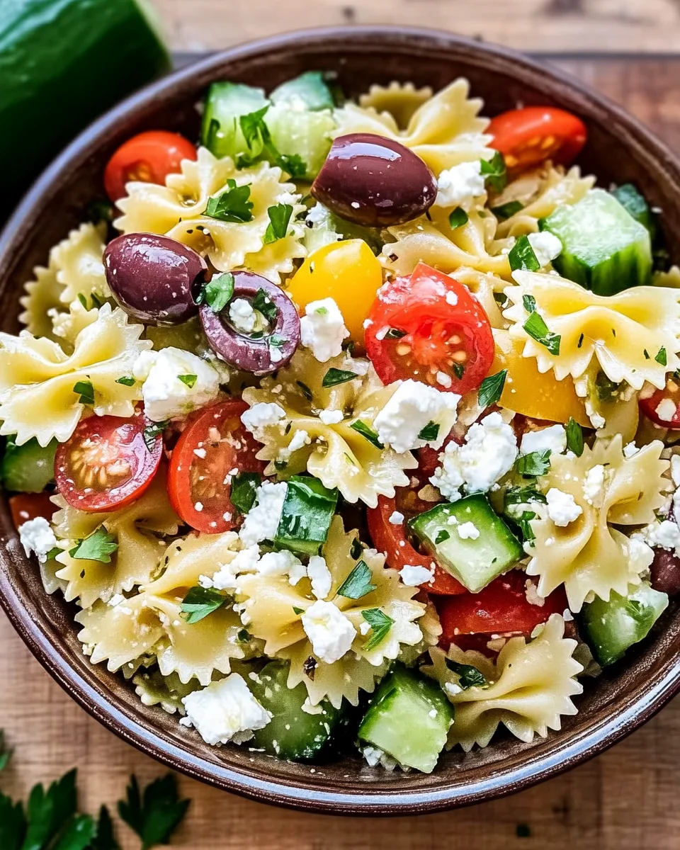 Greek Pasta Salad 20 Greek