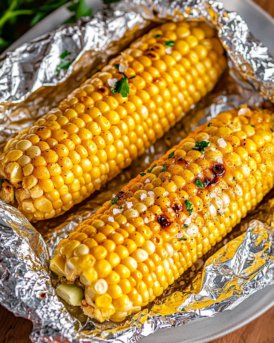Grilled Corn on the Cob in Foil 18 Grilled