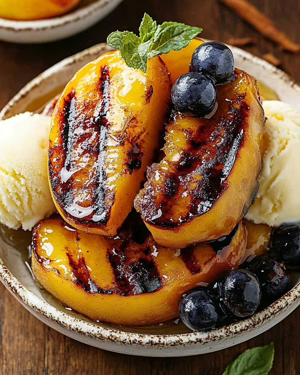 Grilled Peaches 15 Grilled
