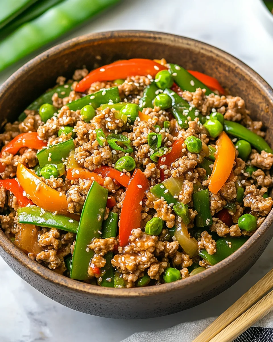 Ground Turkey Teriyaki Stir Fry 22 Ground