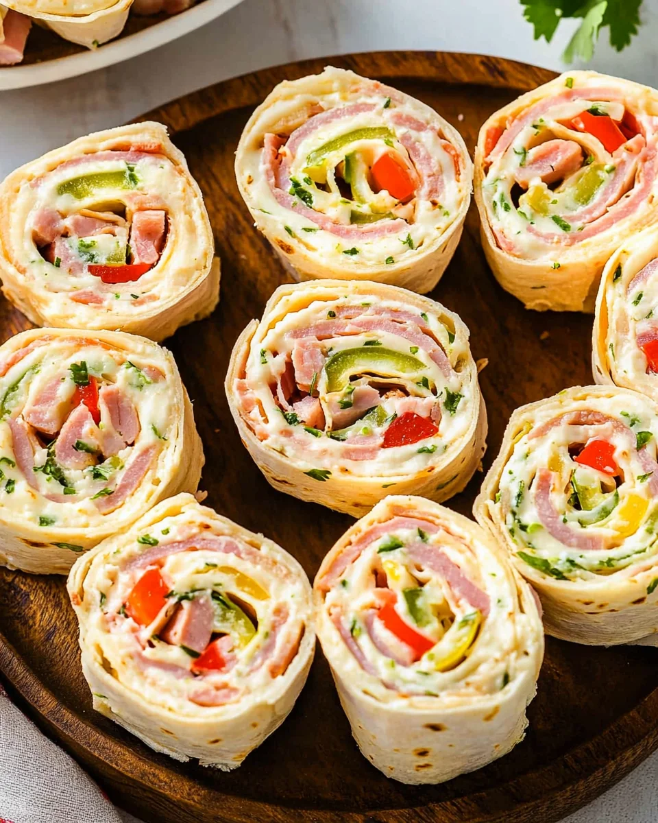 Ham And Turkey Pinwheels