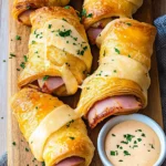 Ham & Cheddar Crescent Roll-Ups