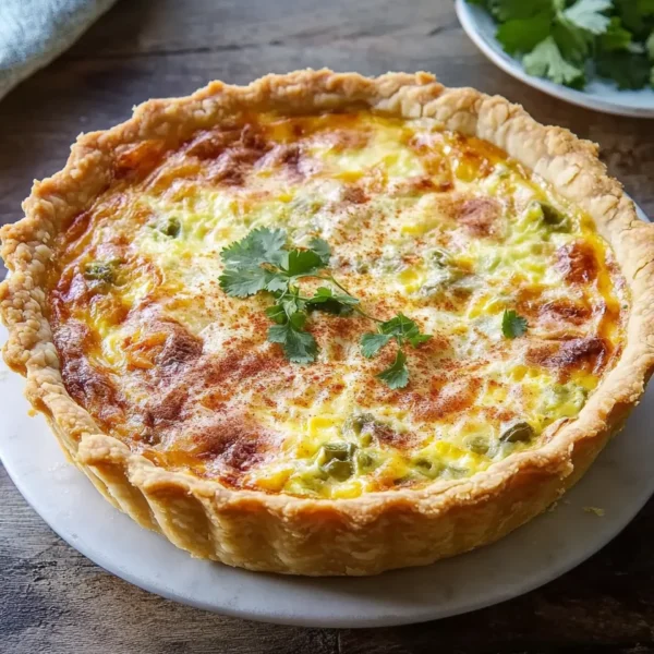 Hatch Green Chile Quiche