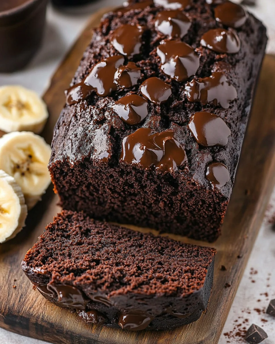 Healthy Chocolate Banana Bread 21 Healthy
