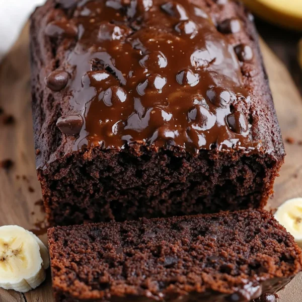 Healthy Chocolate Banana Bread