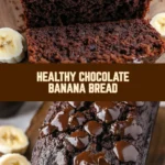 Healthy Chocolate Banana Bread 19 Pinterest Hidden Image