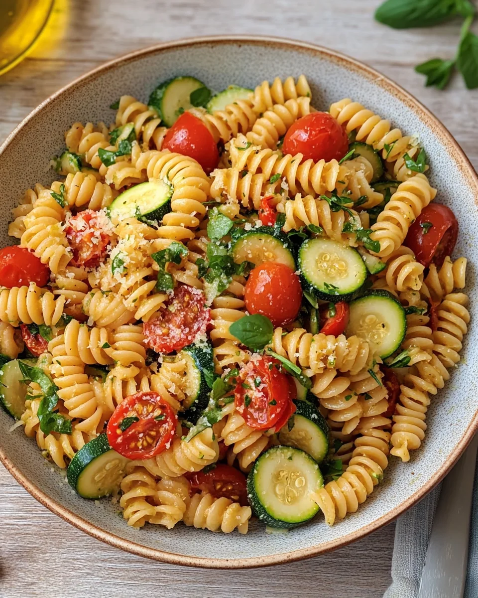 Healthy Tomato Zucchini Pasta 21 Healthy