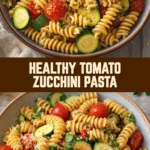 Healthy Tomato Zucchini Pasta 19 Pinterest Hidden Image