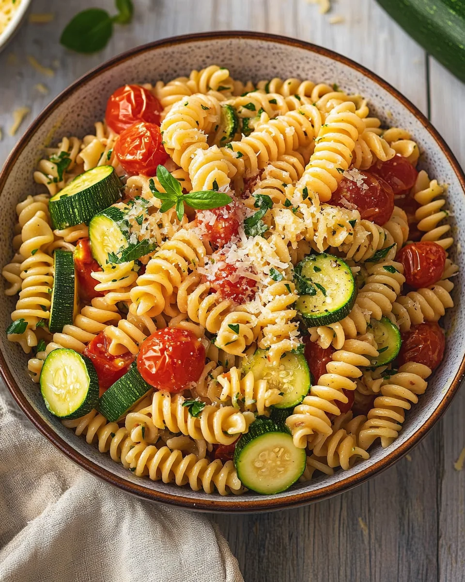 Healthy Tomato Zucchini Pasta 24 Healthy Tomato Zucchini Pasta