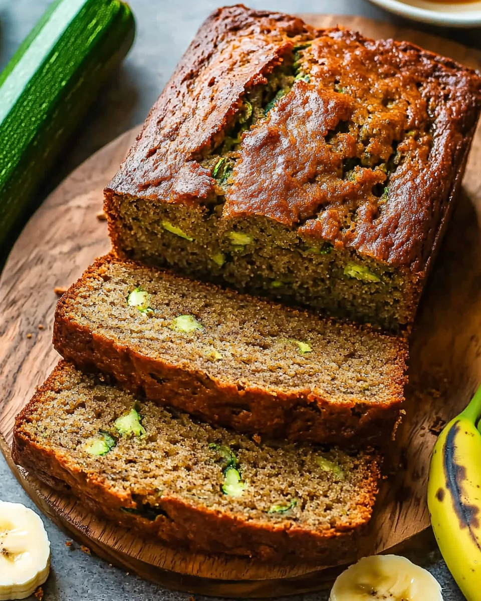 Healthy Zucchini Banana Bread 23 Healthy