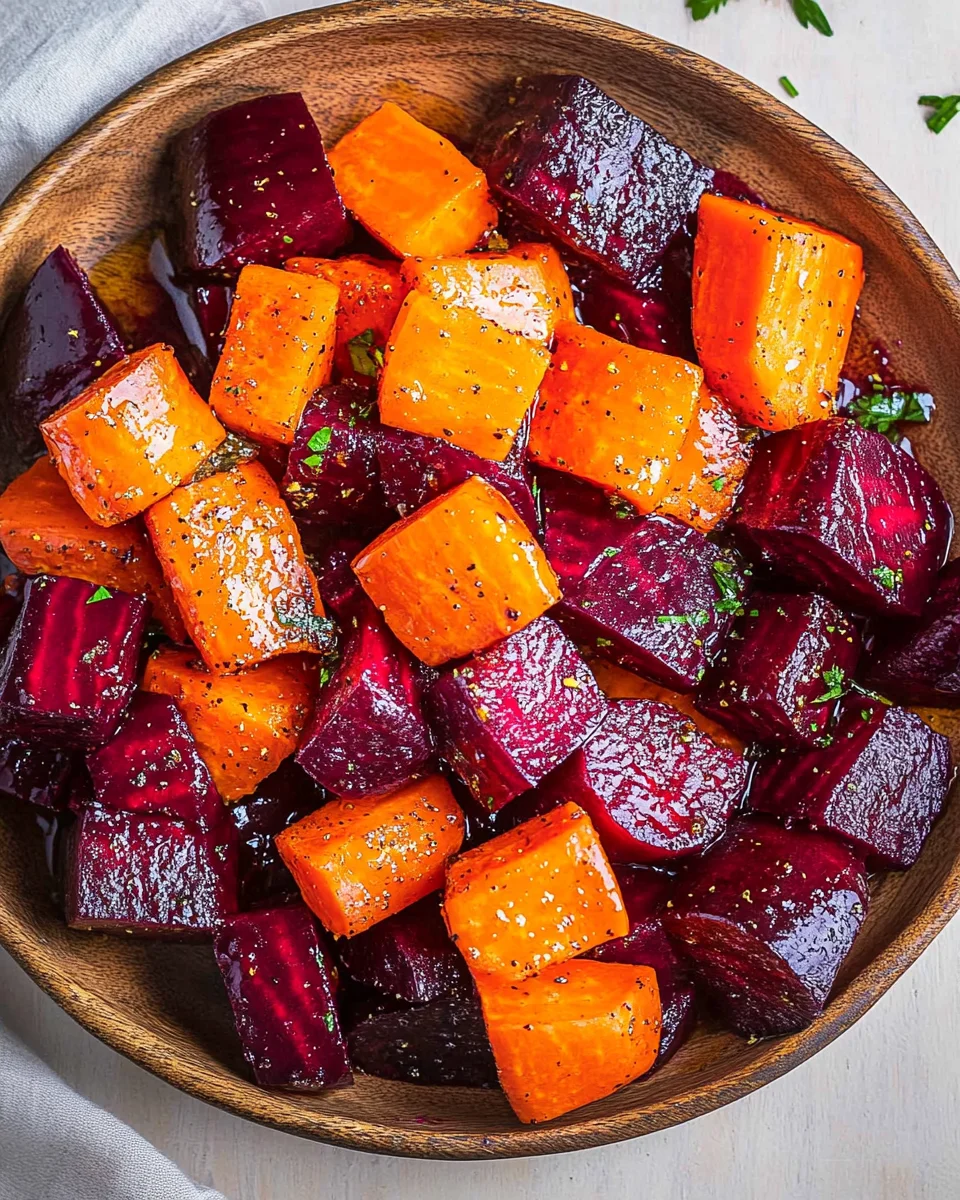 Honey Roasted Beets & Carrots 20 Honey
