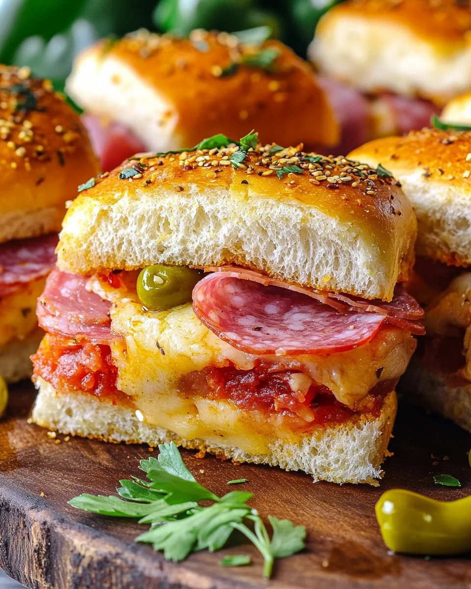 Hot Italian Sub Sliders 22 Hot