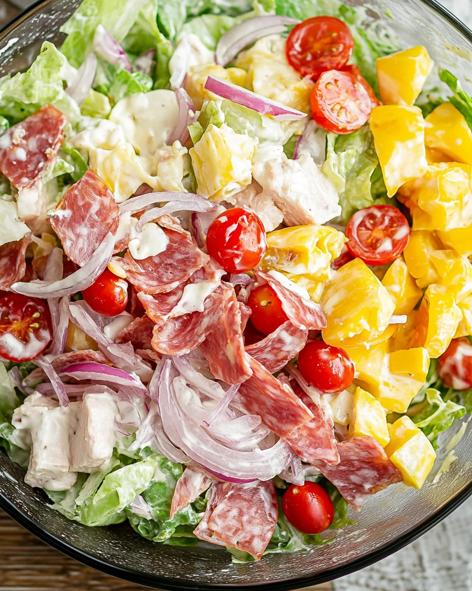 Italian Grinder Salad 22 Italian