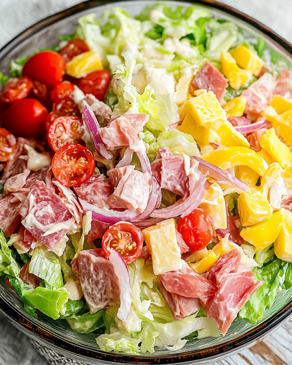 Italian Grinder Salad 25 Italian Grinder Salad