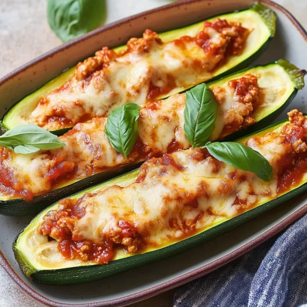 Keto Chicken Parmesan Zucchini Boats (Easy & Healthy!)