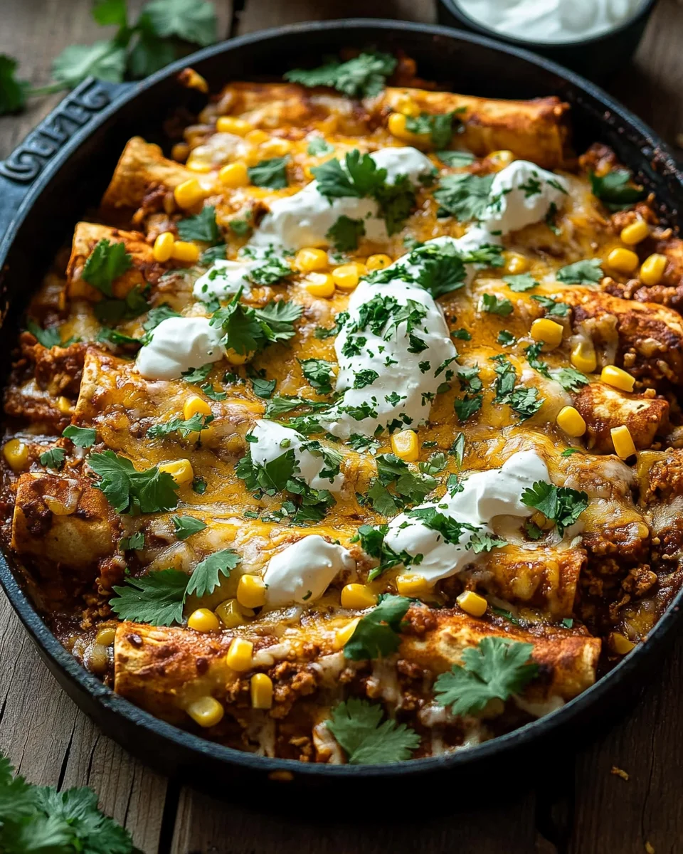 Mexican Street Corn Chicken Enchiladas 23 Mexican