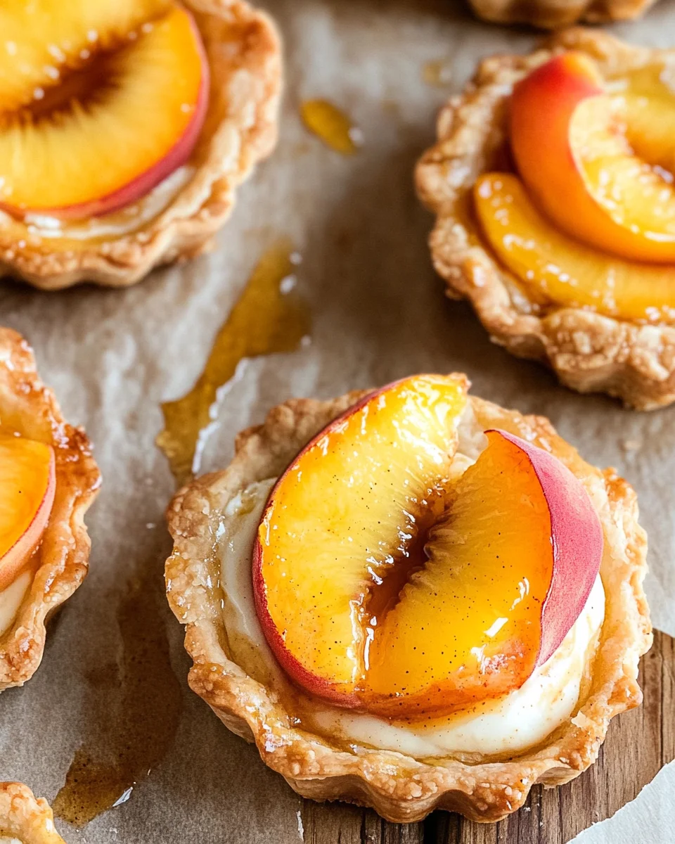 Mini Peach and Cream Cheese Tarts 22 Mini