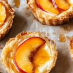 Mini Peach and Cream Cheese Tarts