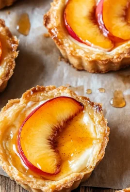 Mini Peach and Cream Cheese Tarts